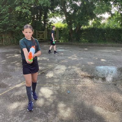 The Year 6 vs Staff Rounders Match and the Water Fight